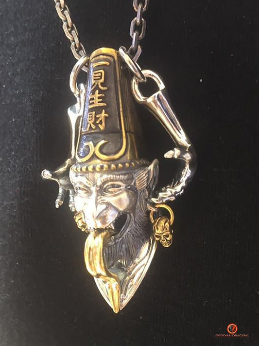 Amulette taoïste de Bai Wu Chang - Protection des voyageurs | obsidian dragons