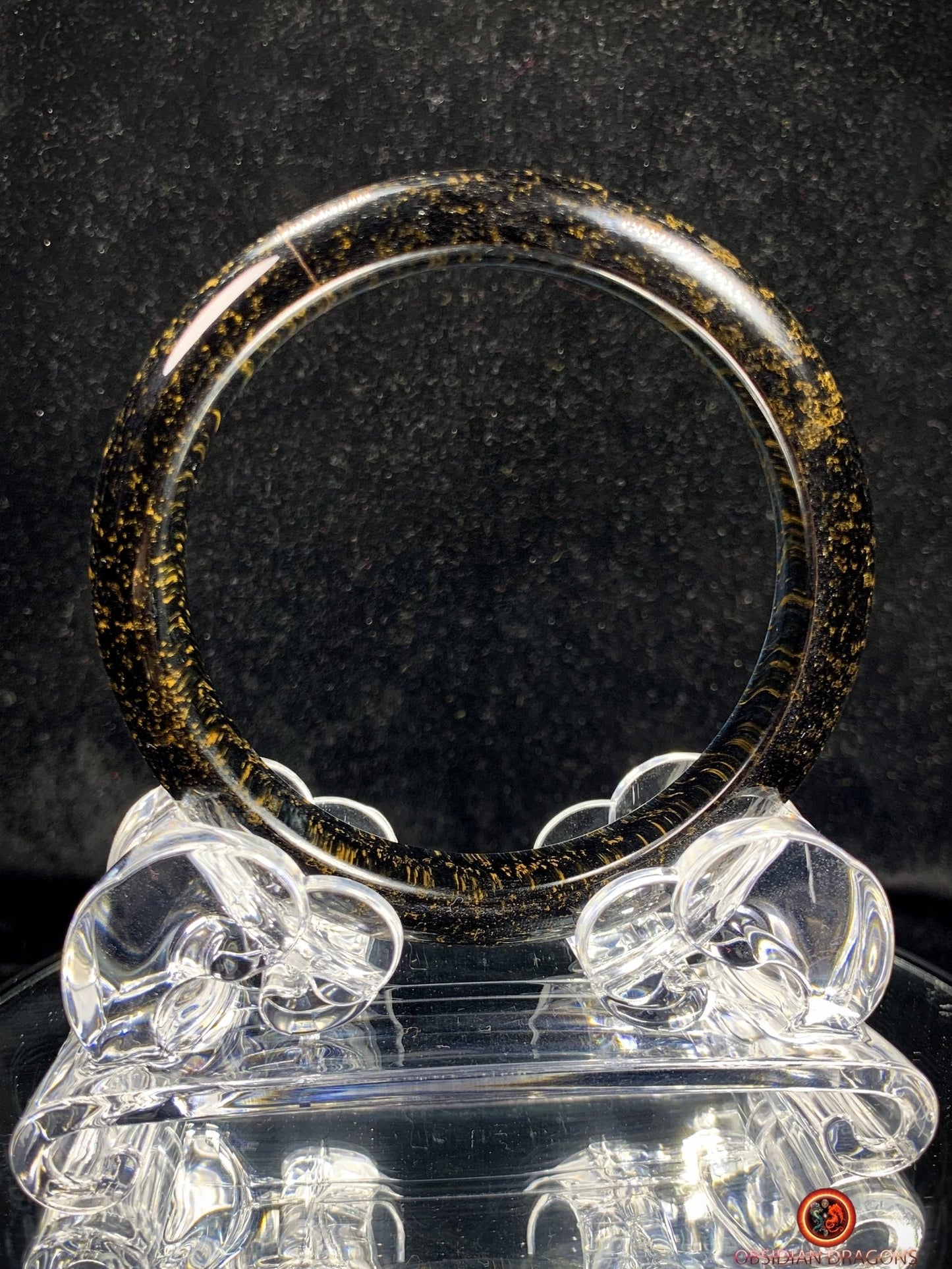 Bracelet Jonc en Œil de Faucon Naturel - Brillance et Harmonie | obsidian dragons