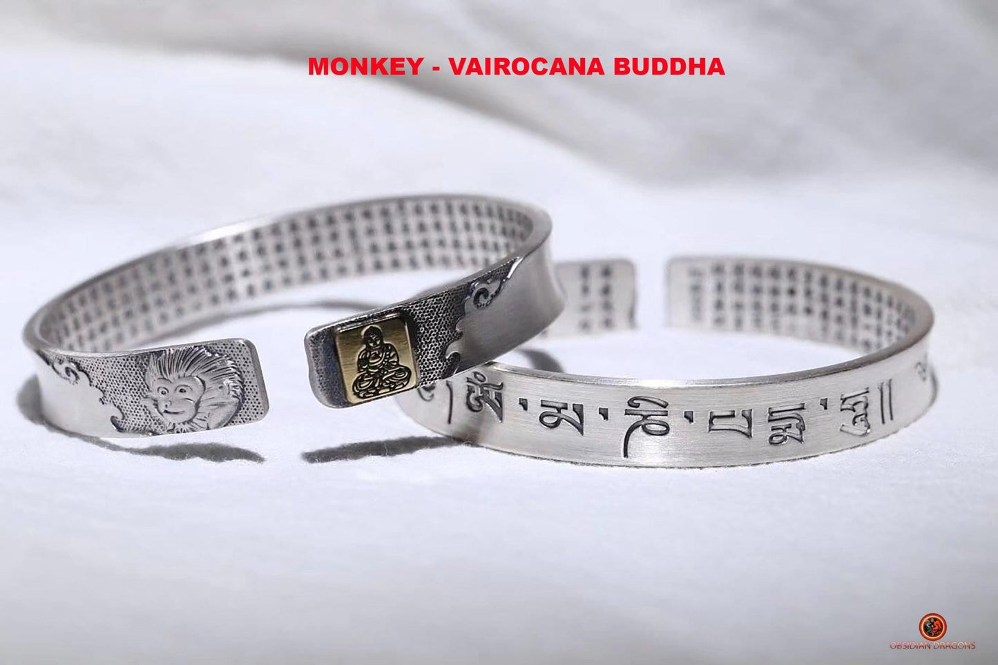 Bracelet de Protection Bouddhiste - Bouddha de Votre Signe Zodiacal - obsidian dragons