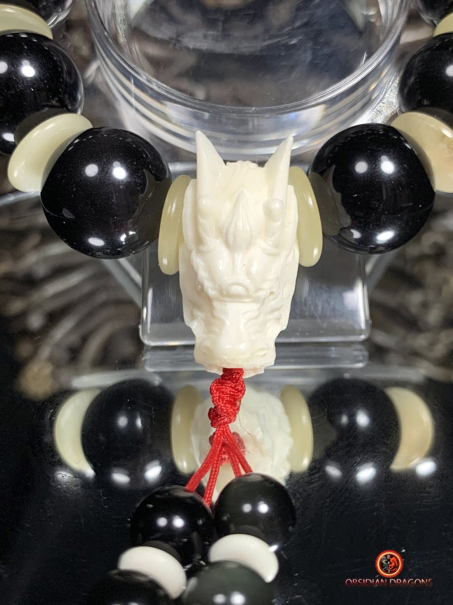 Bracelet en Obsidienne oeil Céleste - Énergie du Dragon | obsidian dragons