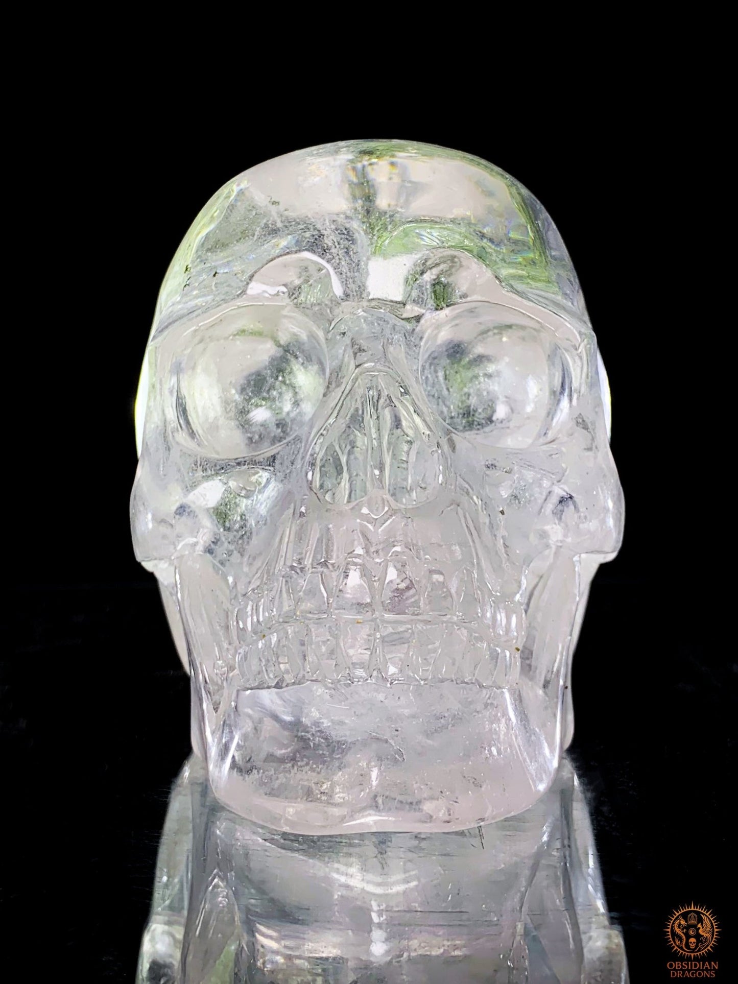 Crâne de Cristal Rare - Cristal de Roche – Pièce de Collection