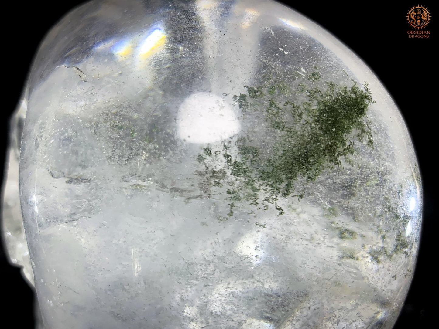 Crâne de Cristal Rare - Cristal de Roche – Pièce de Collection