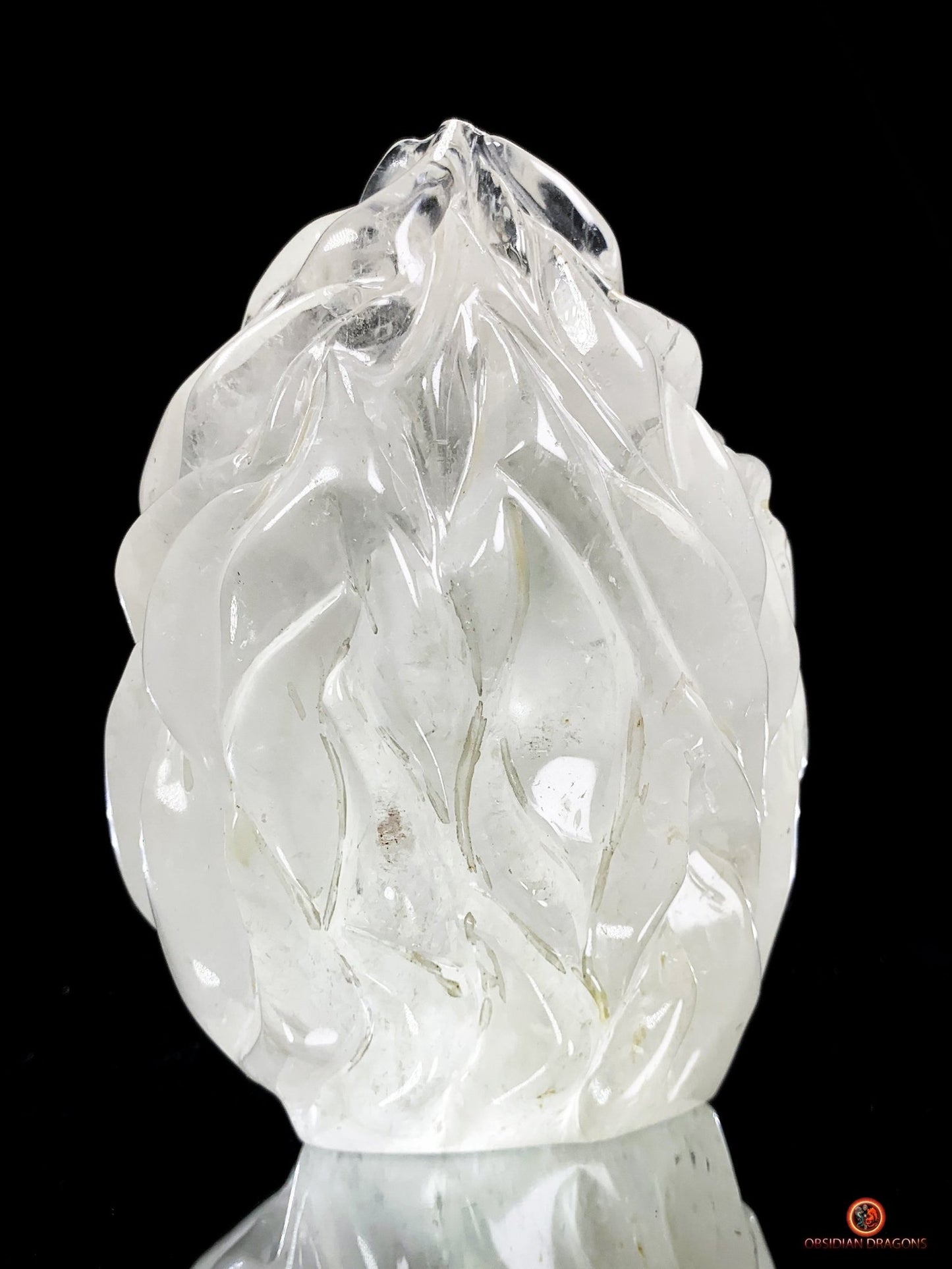 Crâne de Cristal de Roche – Flammes de Transcendance | obsidian dragons