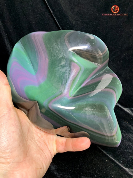 Exceptionnelle Obsidienne Œil Céleste Naturelle - Forme Libre | obsidian dragons