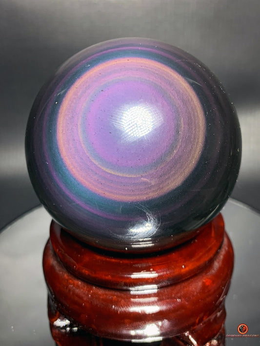 Exceptionnelle Sphère en Obsidienne Œil Céleste - collection | obsidian dragons