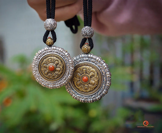 Ghau du Bouddha Acala - Jade polaire et Argent 925 | obsidian dragons