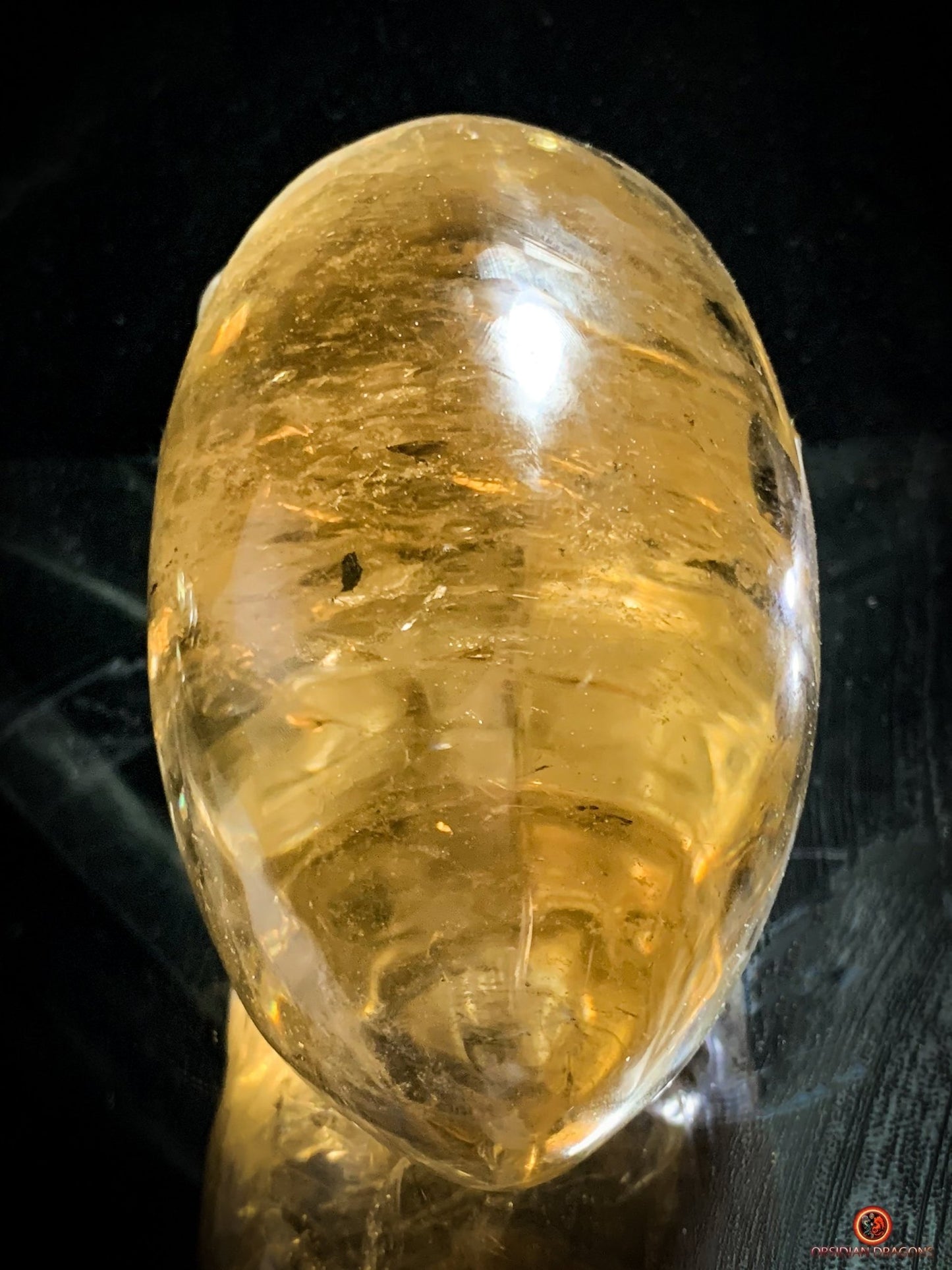 Grand Crâne de Cristal Alien Allongé – Quartz Fumé - 2,16kg | obsidian dragons