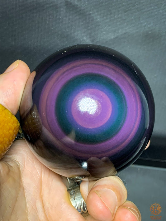 Grande Sphère en Obsidienne Œil Céleste Exceptionnelle | obsidian dragons