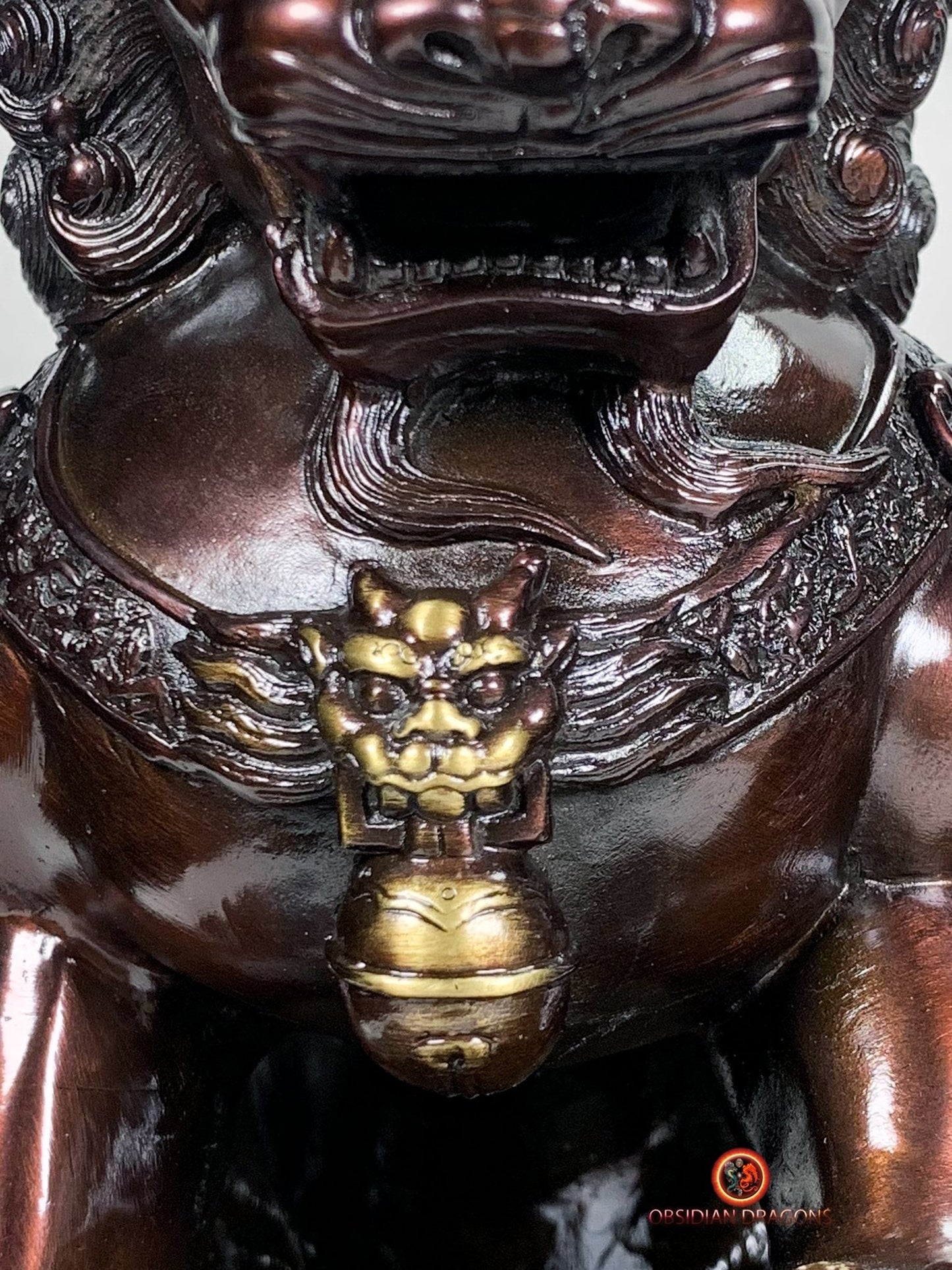 Lions Gardiens Chinois en Bronze - Rares et Exceptionnels | obsidian dragons