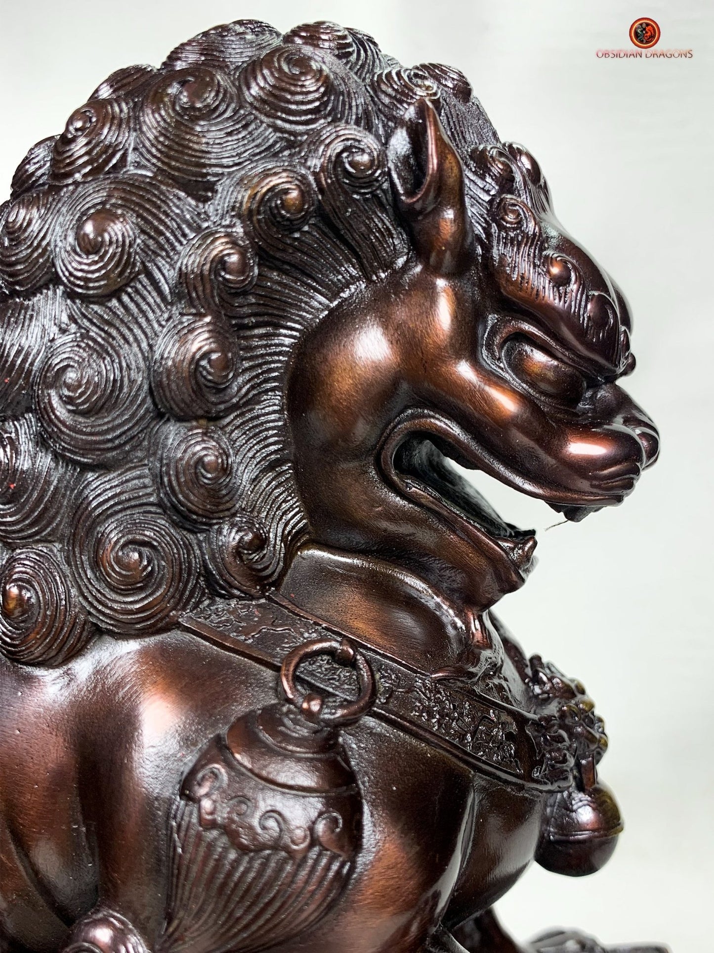 Lions Gardiens Chinois en Bronze - Rares et Exceptionnels | obsidian dragons