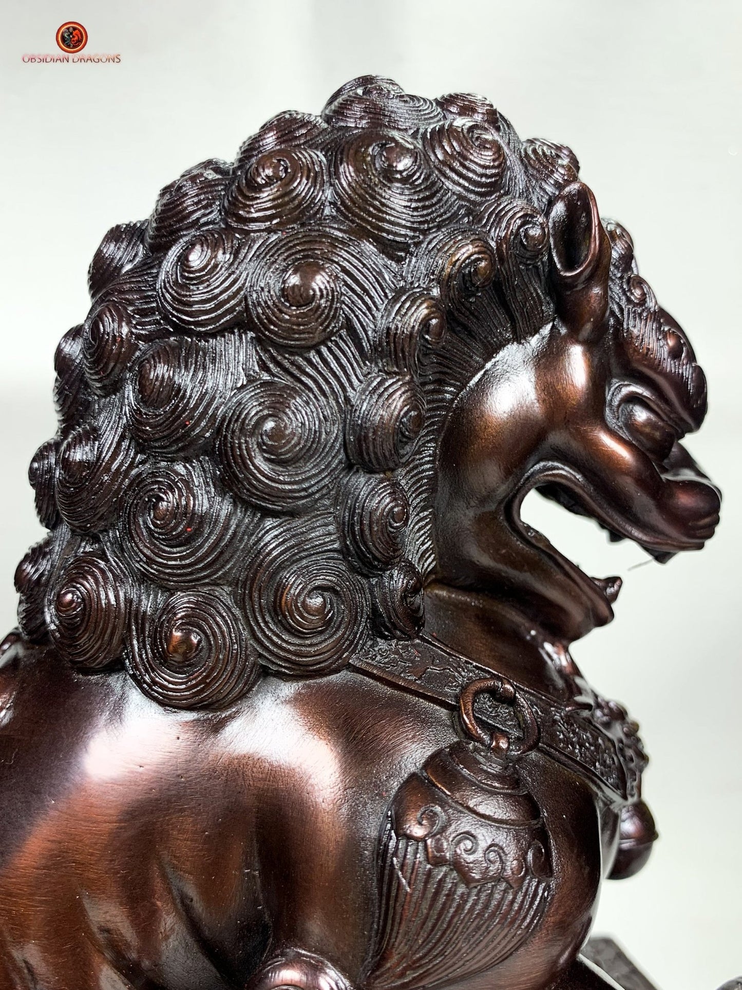 Lions Gardiens Chinois en Bronze - Rares et Exceptionnels | obsidian dragons