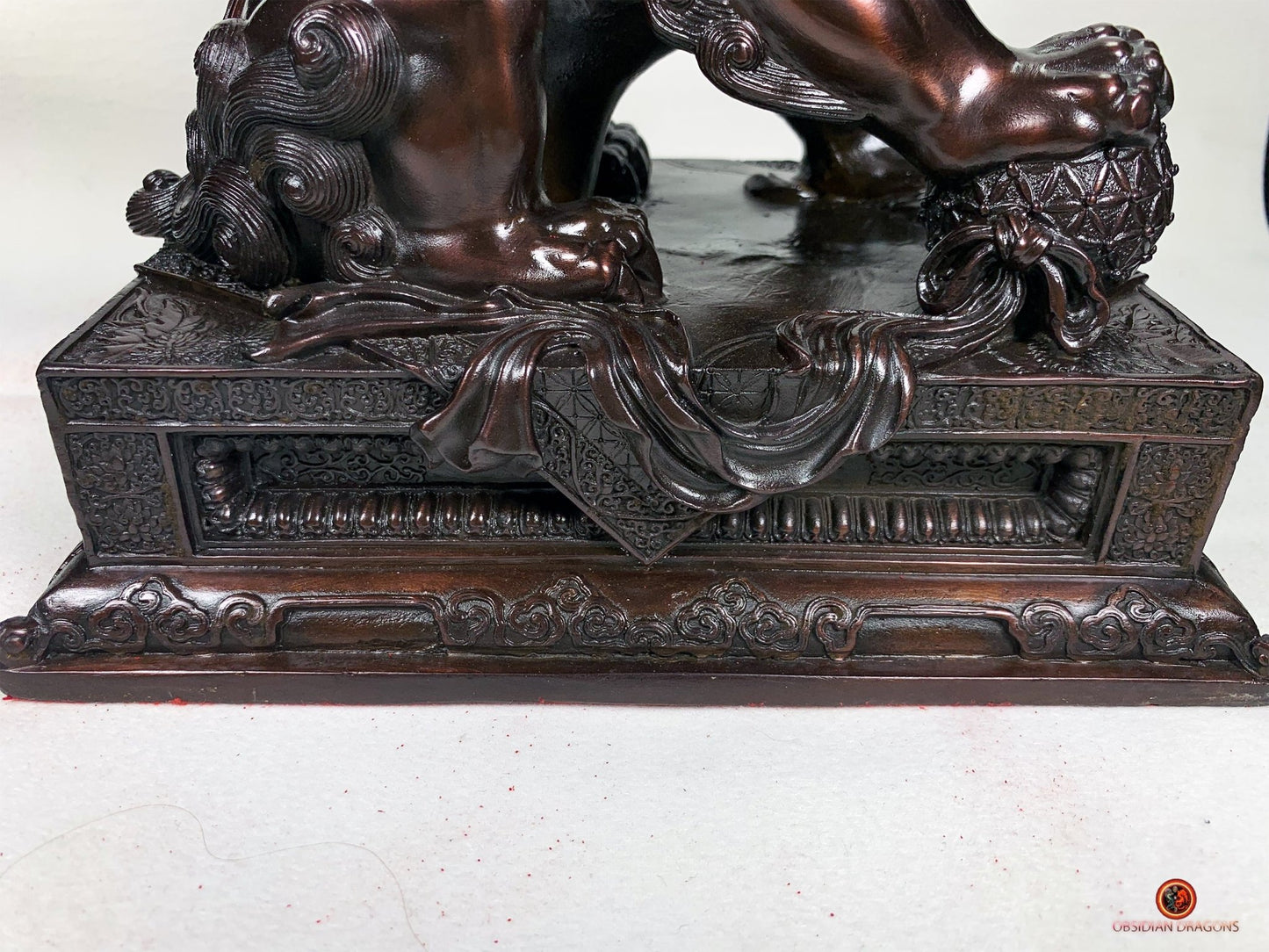 Lions Gardiens Chinois en Bronze - Rares et Exceptionnels | obsidian dragons