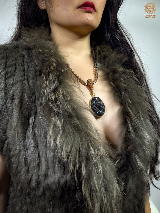 Mala en Obsidienne Dragon – Talisman de Protection Unique | obsidian dragons