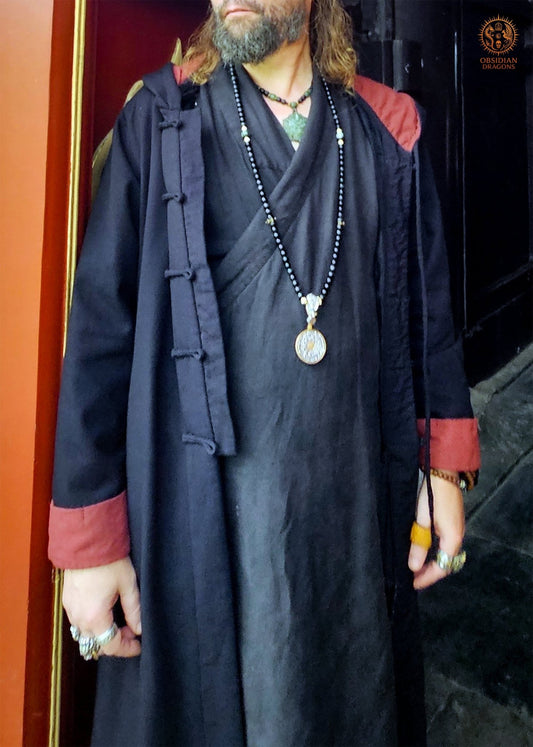 Mala en Obsidienne Œil Céleste – Dragon & Bagua Feng Shui | obsidian dragons