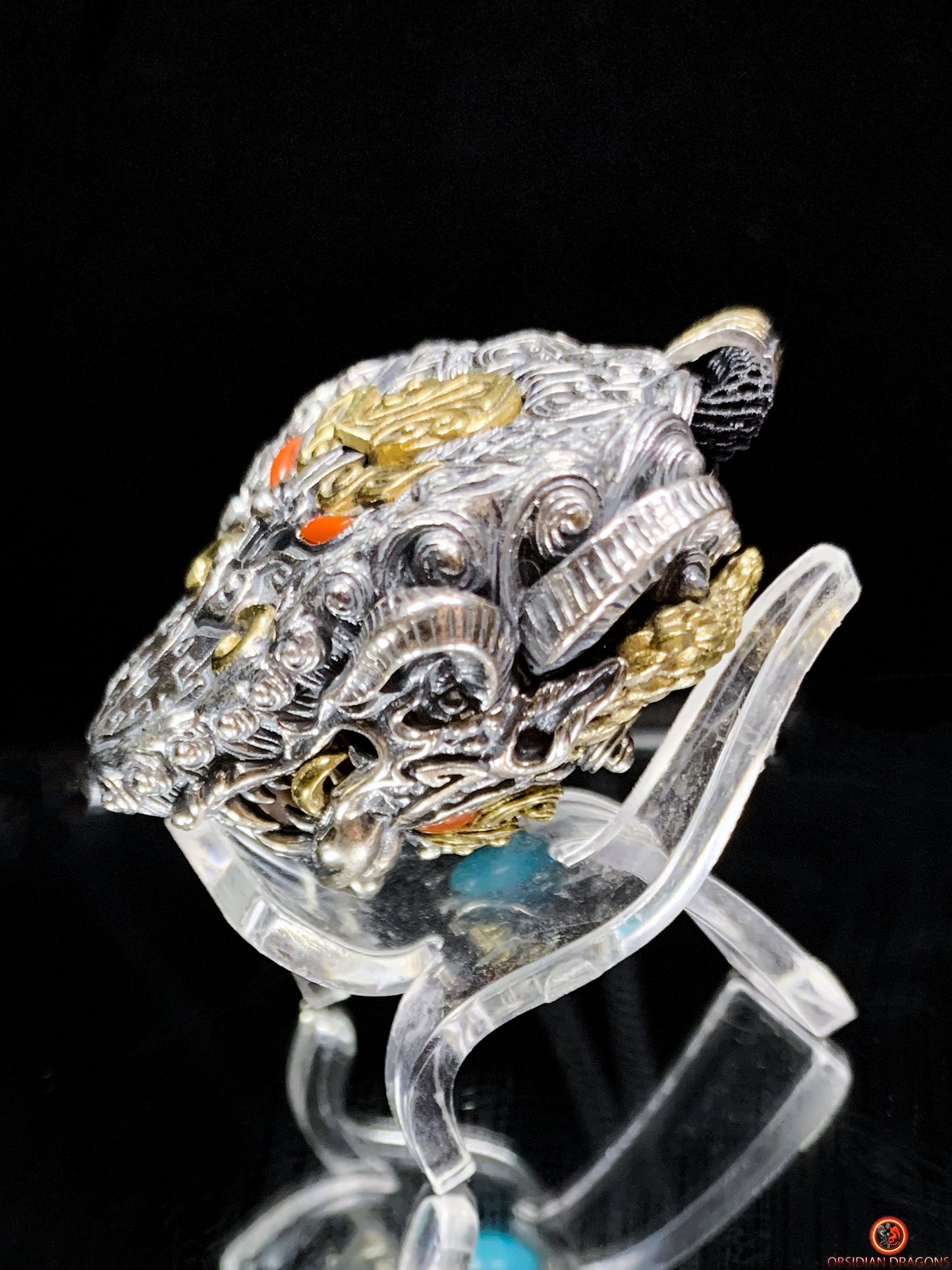 Pendentif Dragon Feng Shui - Grelot chasse fantôme taoïste