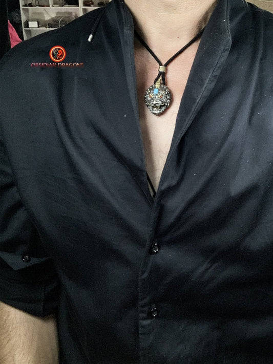 Pendentif Pixiu en Argent - Protection Feng Shui et Chance | obsidian dragons