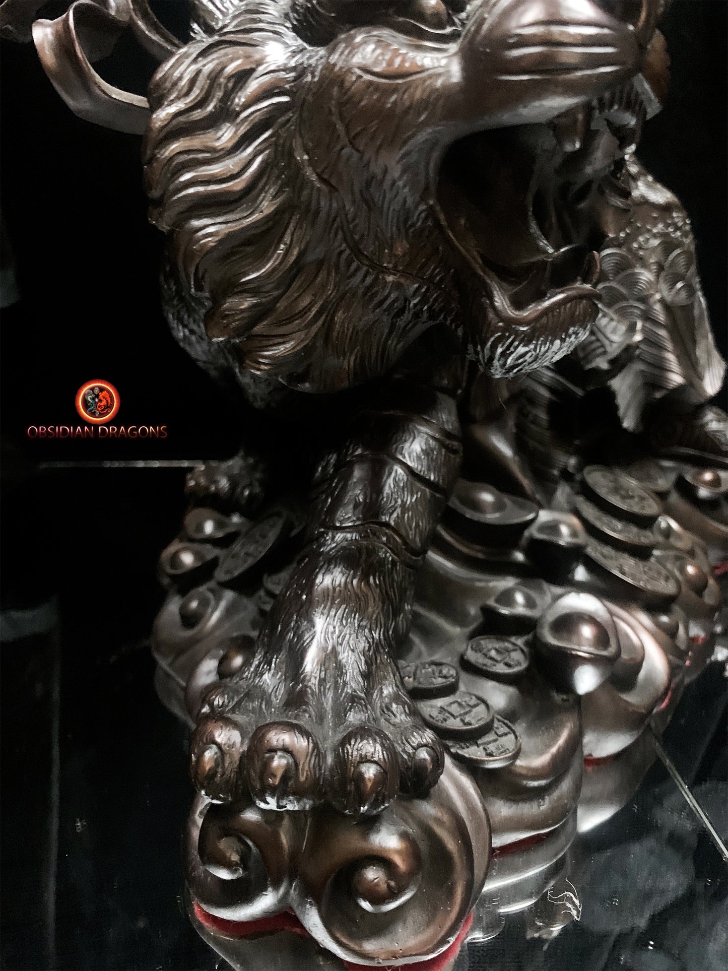 Statue de Zhao Gongming en bronze - Richesse et Protection | obsidian dragons