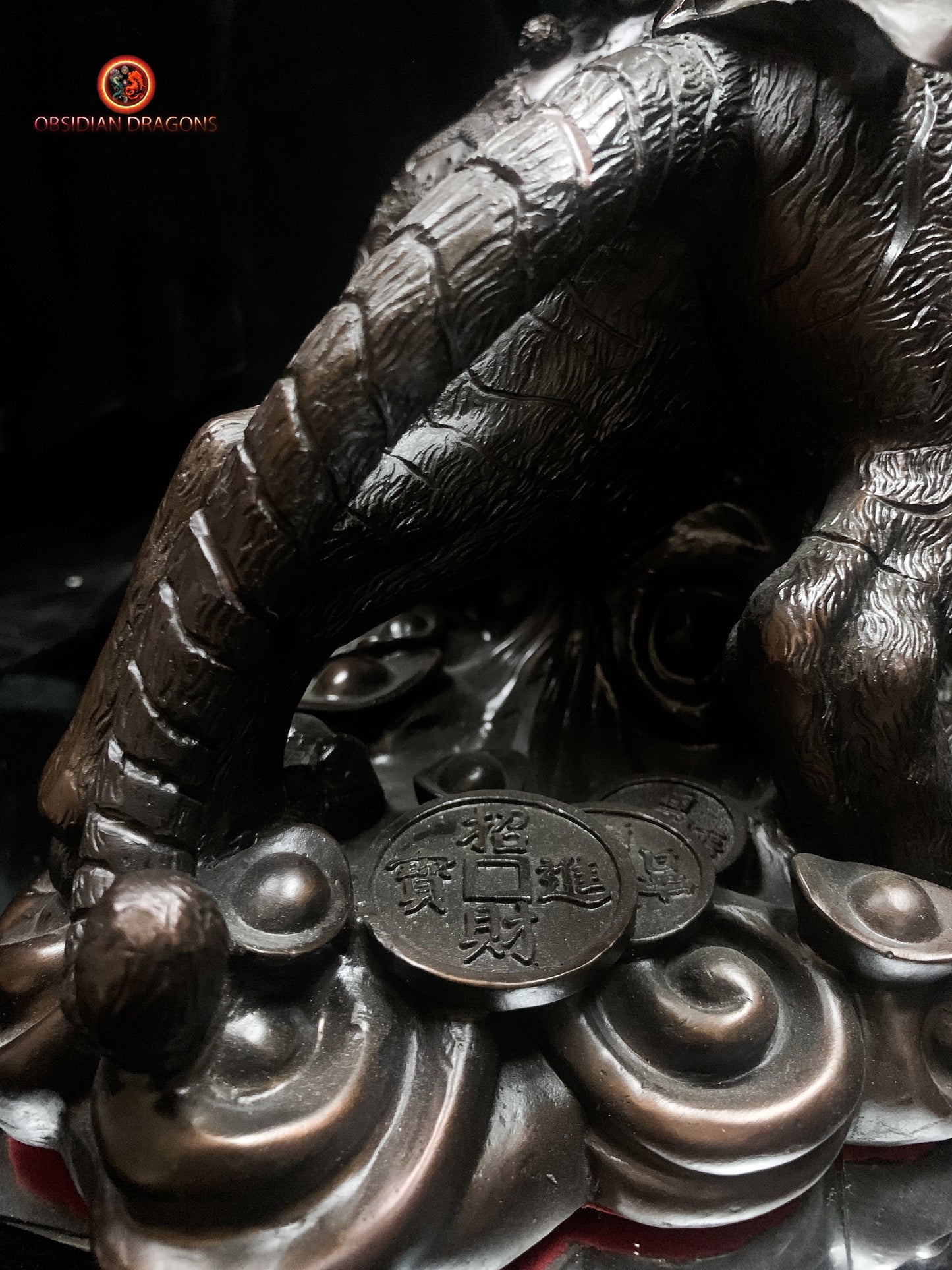 Statue de Zhao Gongming en bronze - Richesse et Protection | obsidian dragons