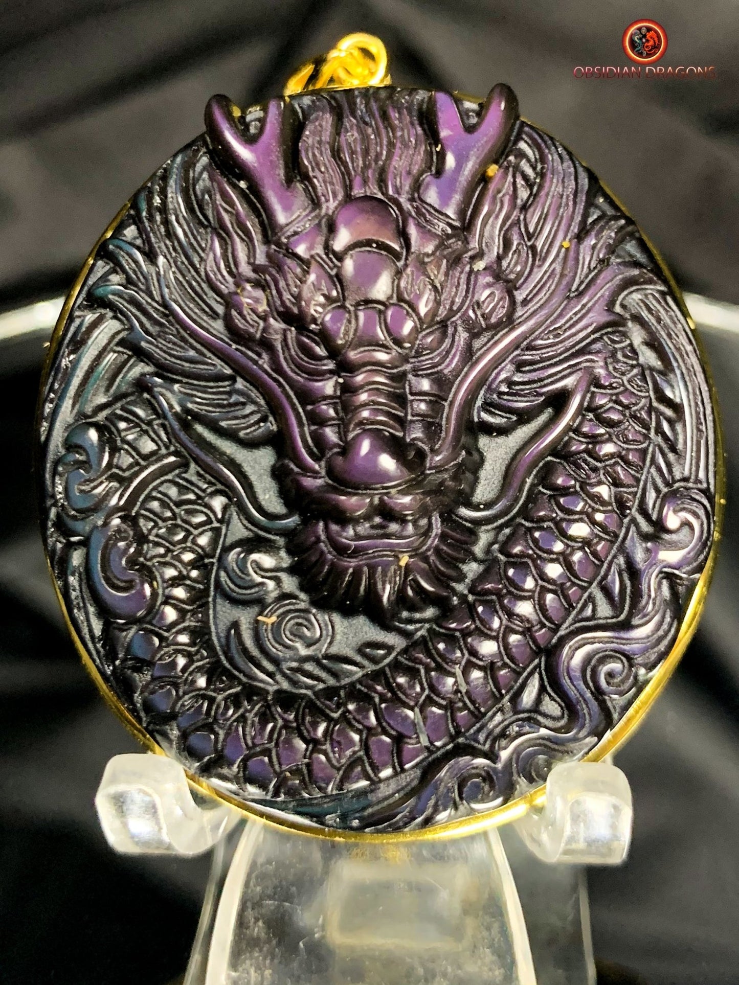 Talisman Dragon en Obsidienne - Protection et Énergie | obsidian dragons