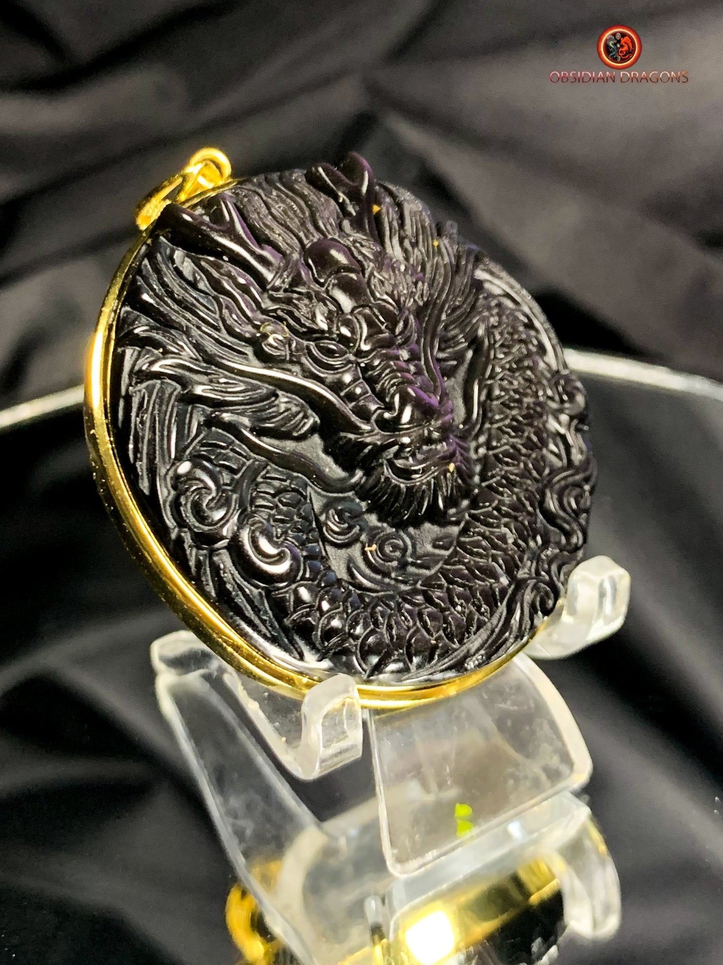 Talisman Dragon en Obsidienne - Protection et Énergie | obsidian dragons