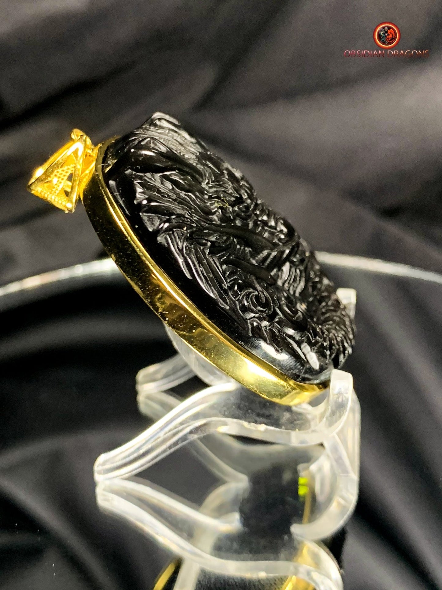 Talisman Dragon en Obsidienne - Protection et Énergie | obsidian dragons