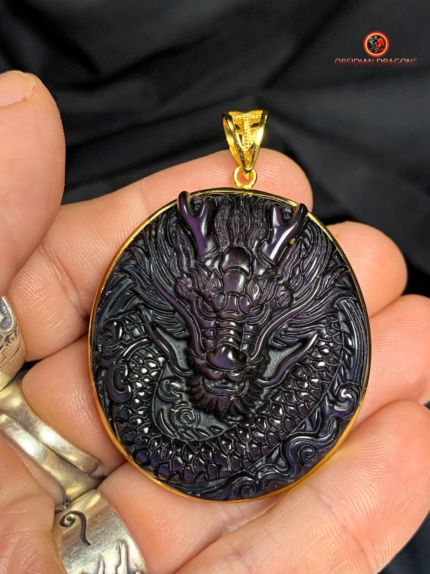 Talisman Dragon en Obsidienne - Protection et Énergie | obsidian dragons