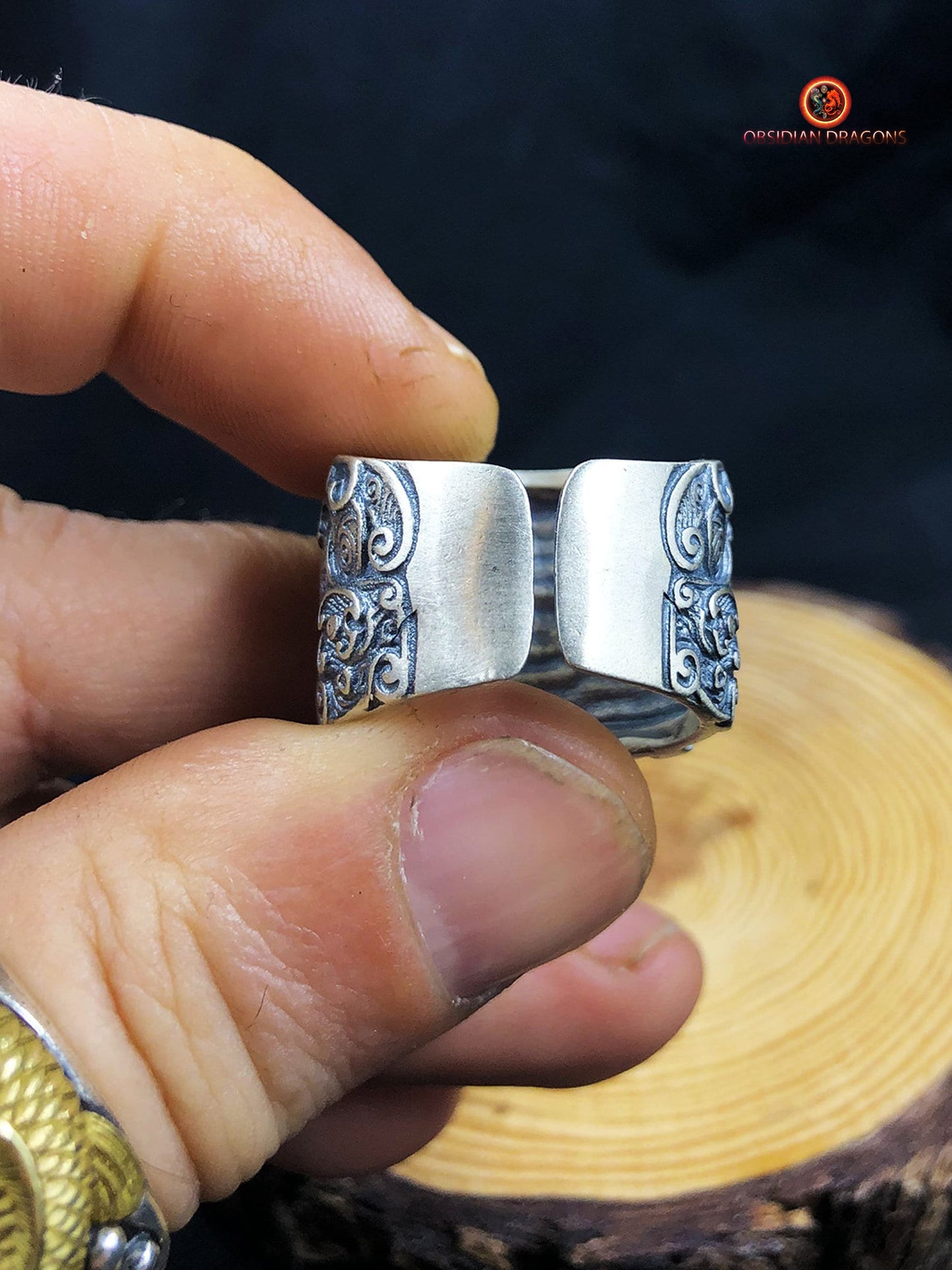 Bague Taotie de protection - Forces cosmiques