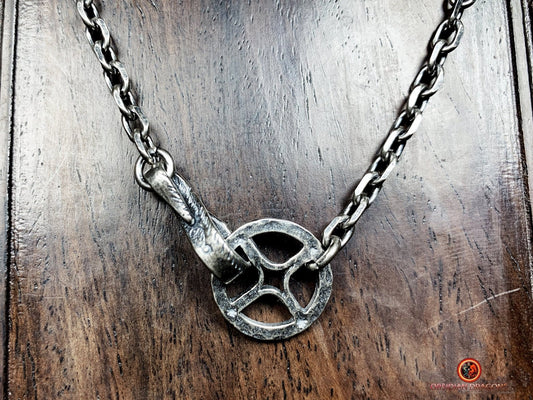 Chaîne en argent 925- Maille forçat- 64cm - obsidian dragons