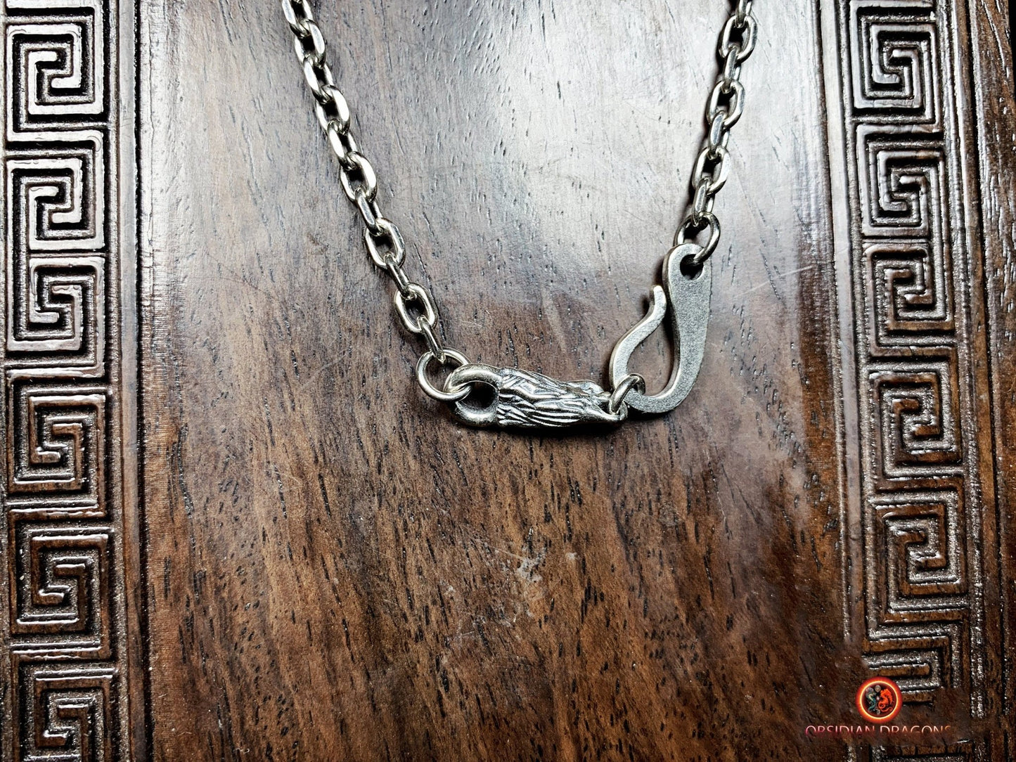 Chaîne en argent 925 Maille forçat- 64cm | obsidian dragons