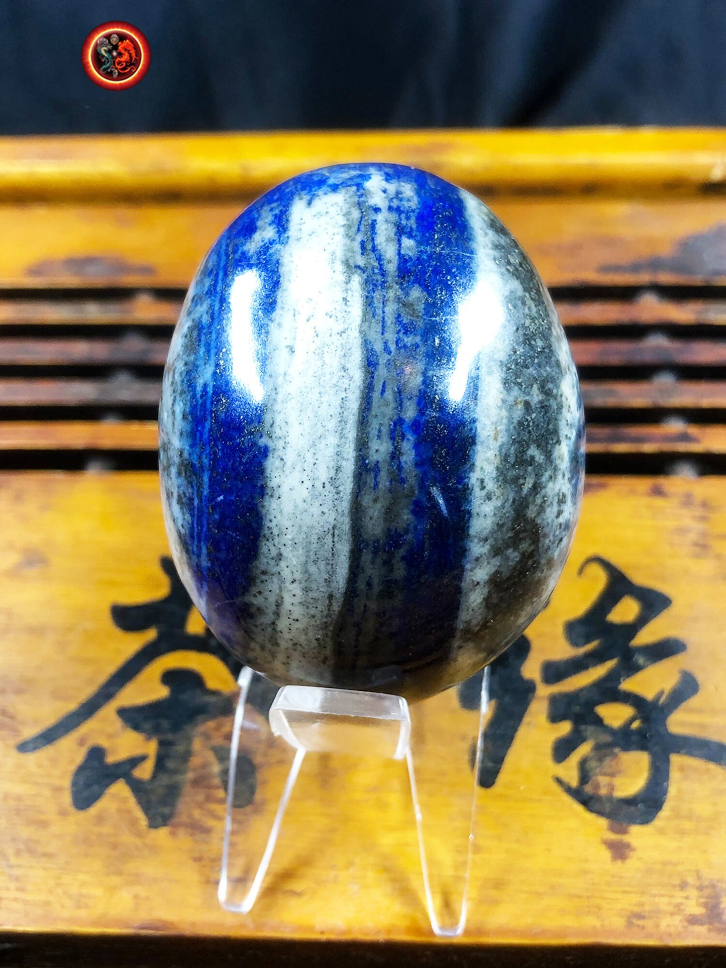 crâne de cristal, crystal skull lapis lazuli entièrement réalisé à la main pièce unique - obsidian dragon