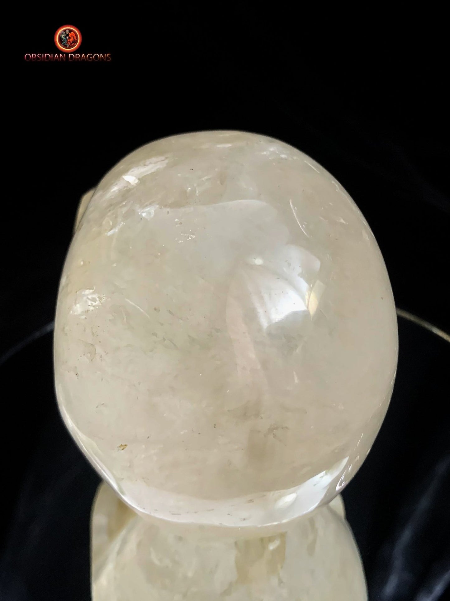 Crâne de cristal de roche Himalayen- Connexion profonde | obsidian dragons