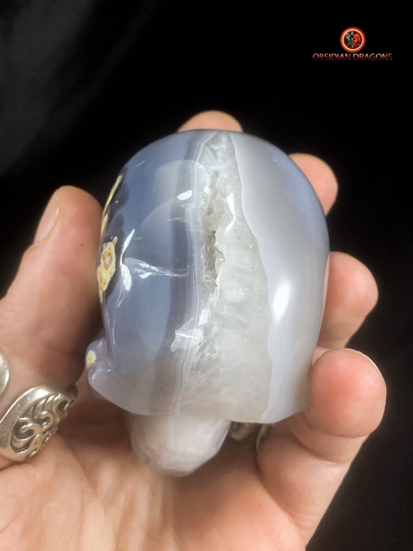 Crâne de cristal artisanal- Quartz- Unique | obsidian dragons