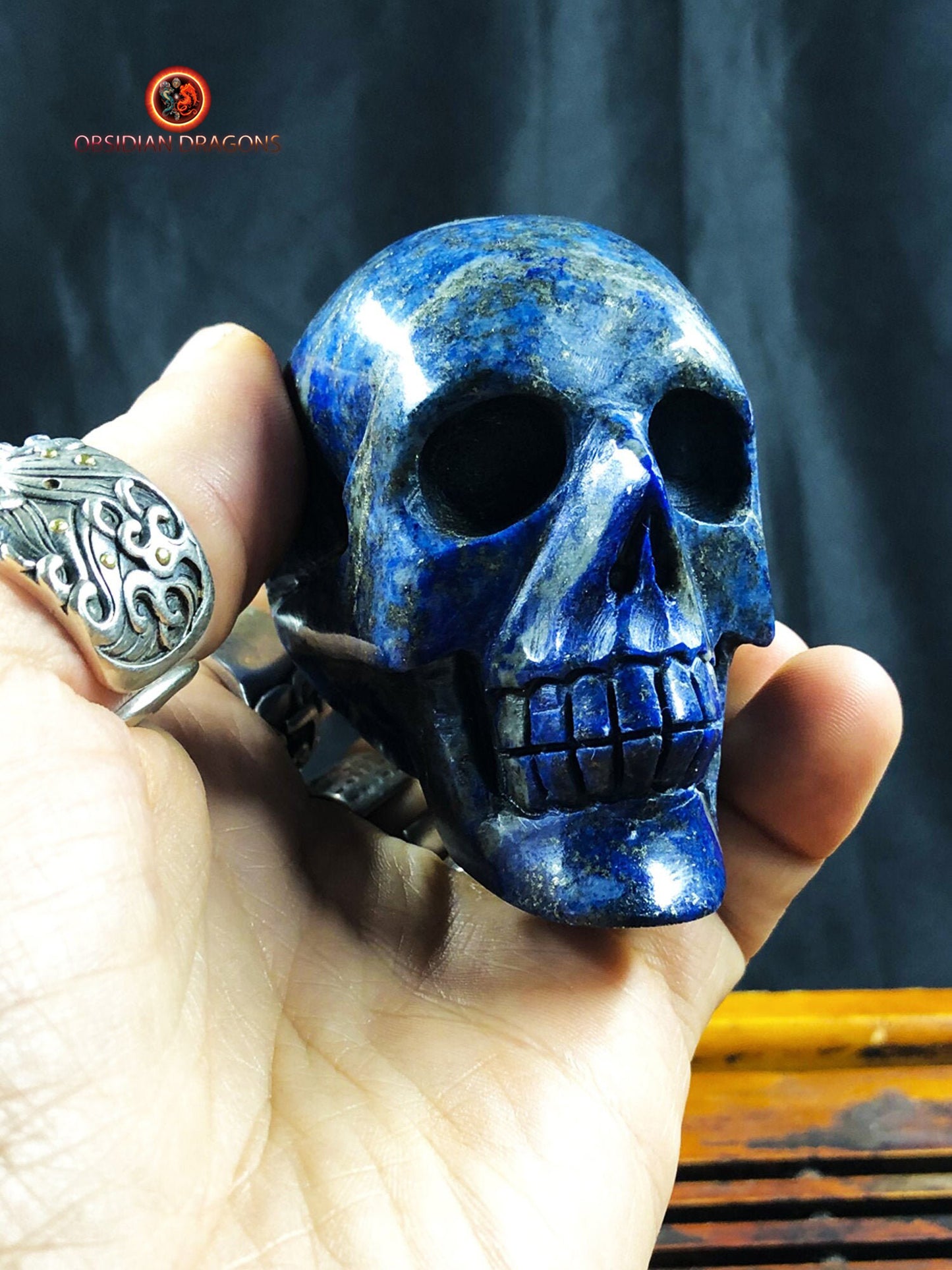Crâne de cristal- Lapis lazuli