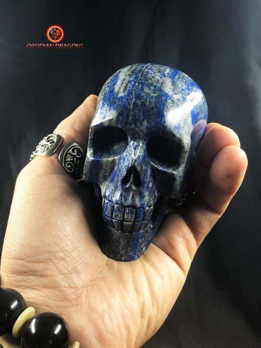 Crâne de cristal- Lapis lazuli