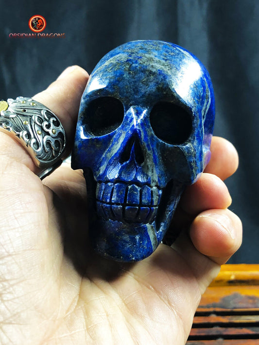 Crâne de cristal- Lapis lazuli