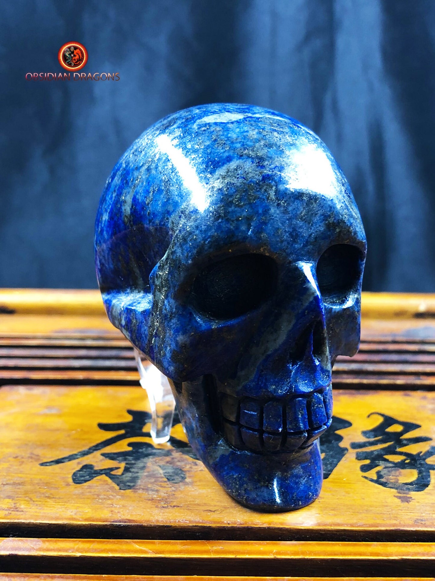 Crâne de cristal- Lapis lazuli