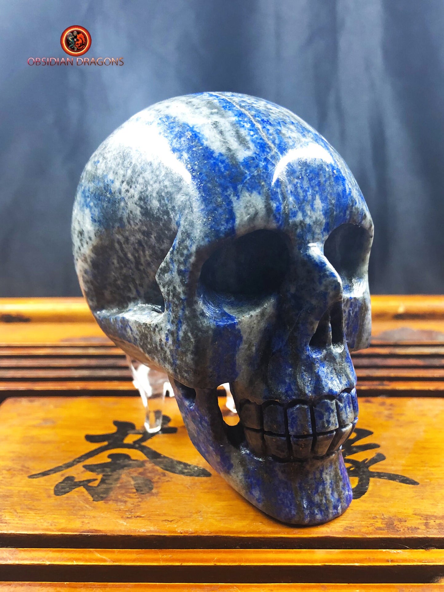 Crâne de cristal- Lapis lazuli