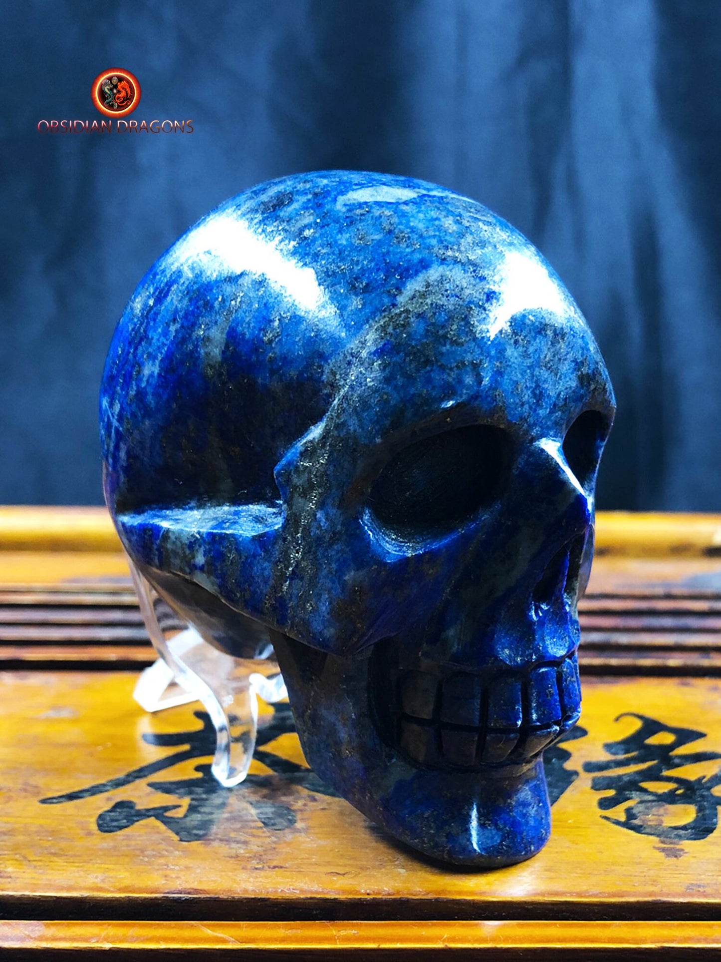 Crâne de cristal- Lapis lazuli