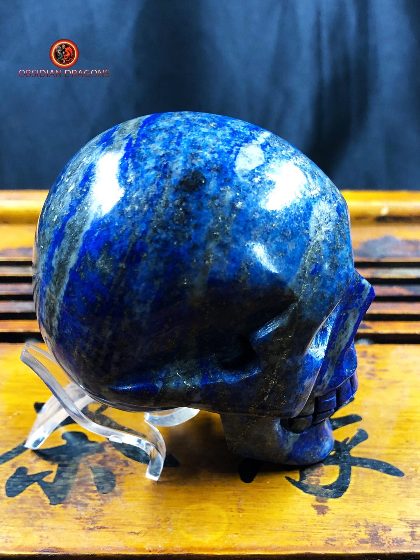 Crâne de cristal- Lapis lazuli