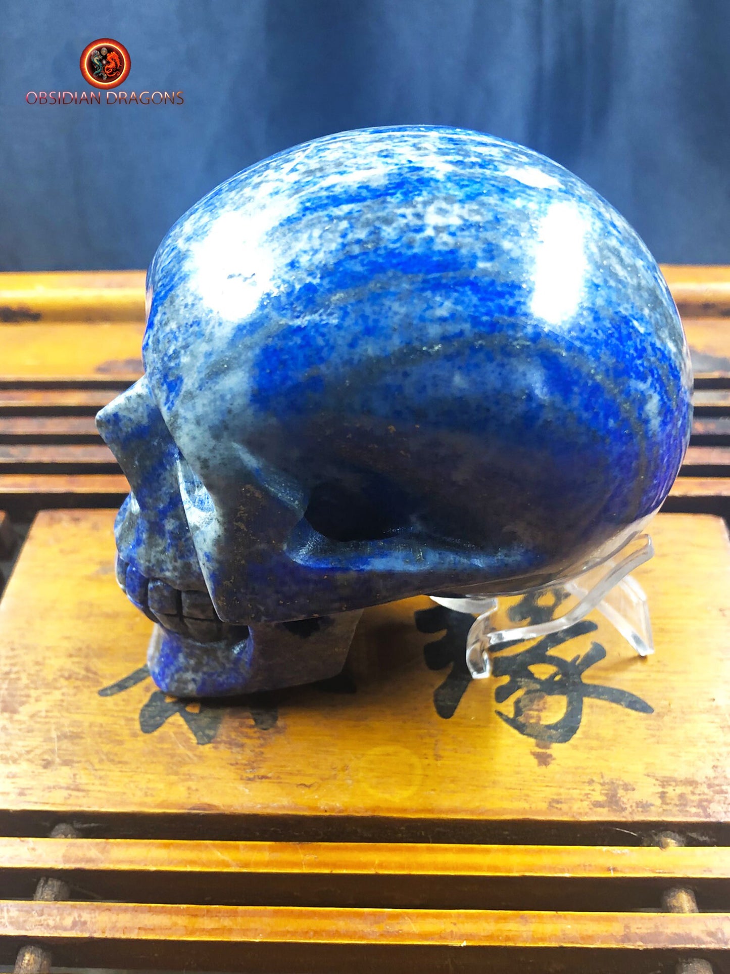 Crâne de cristal- Lapis lazuli