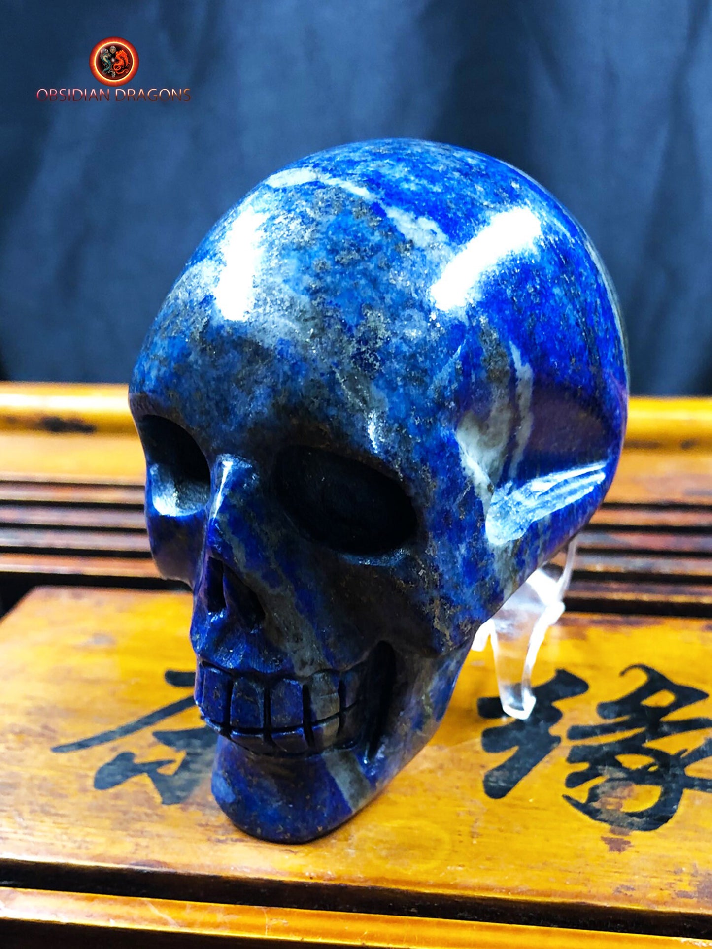 Crâne de cristal- Lapis lazuli