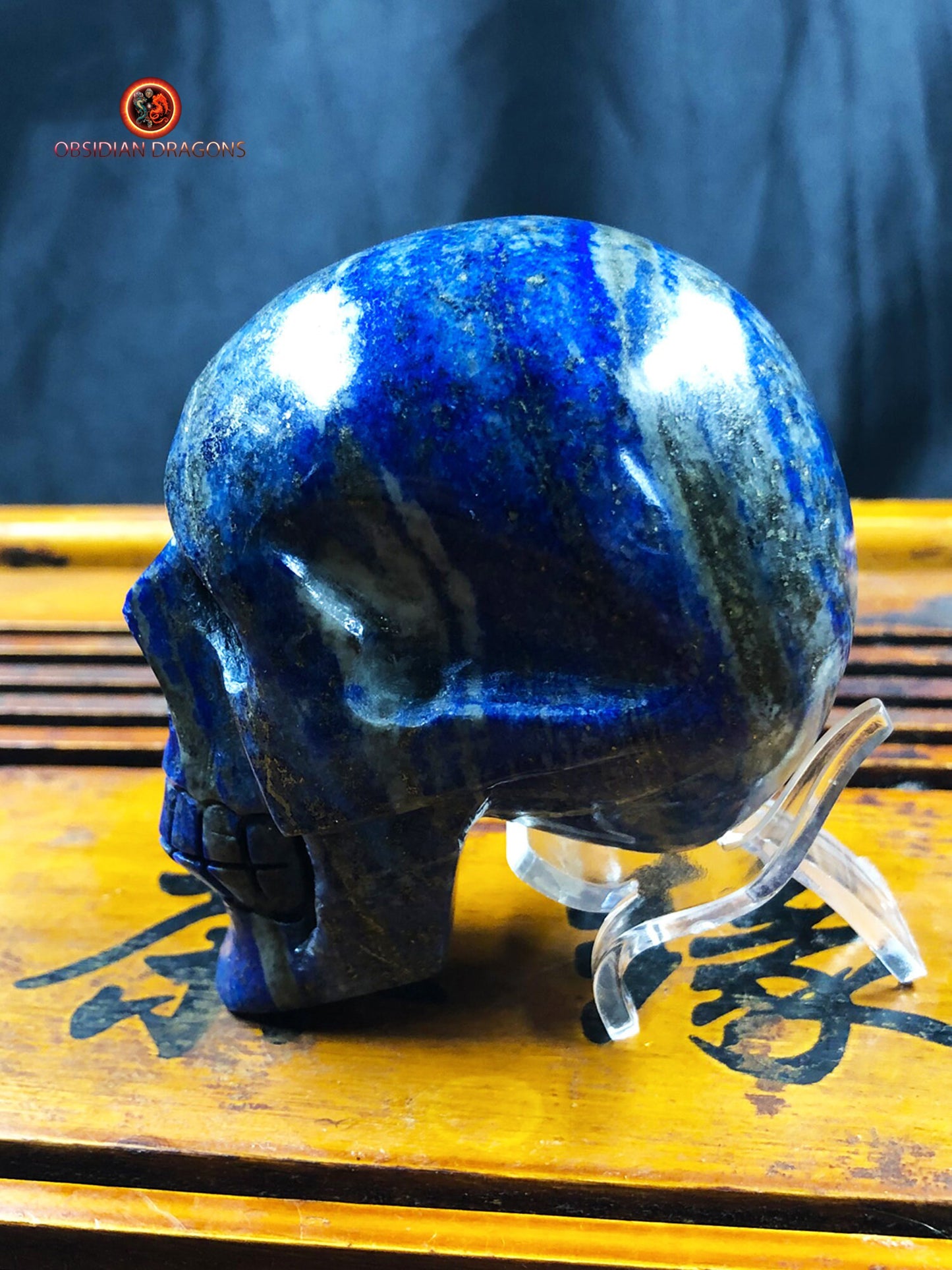 Crâne de cristal- Lapis lazuli