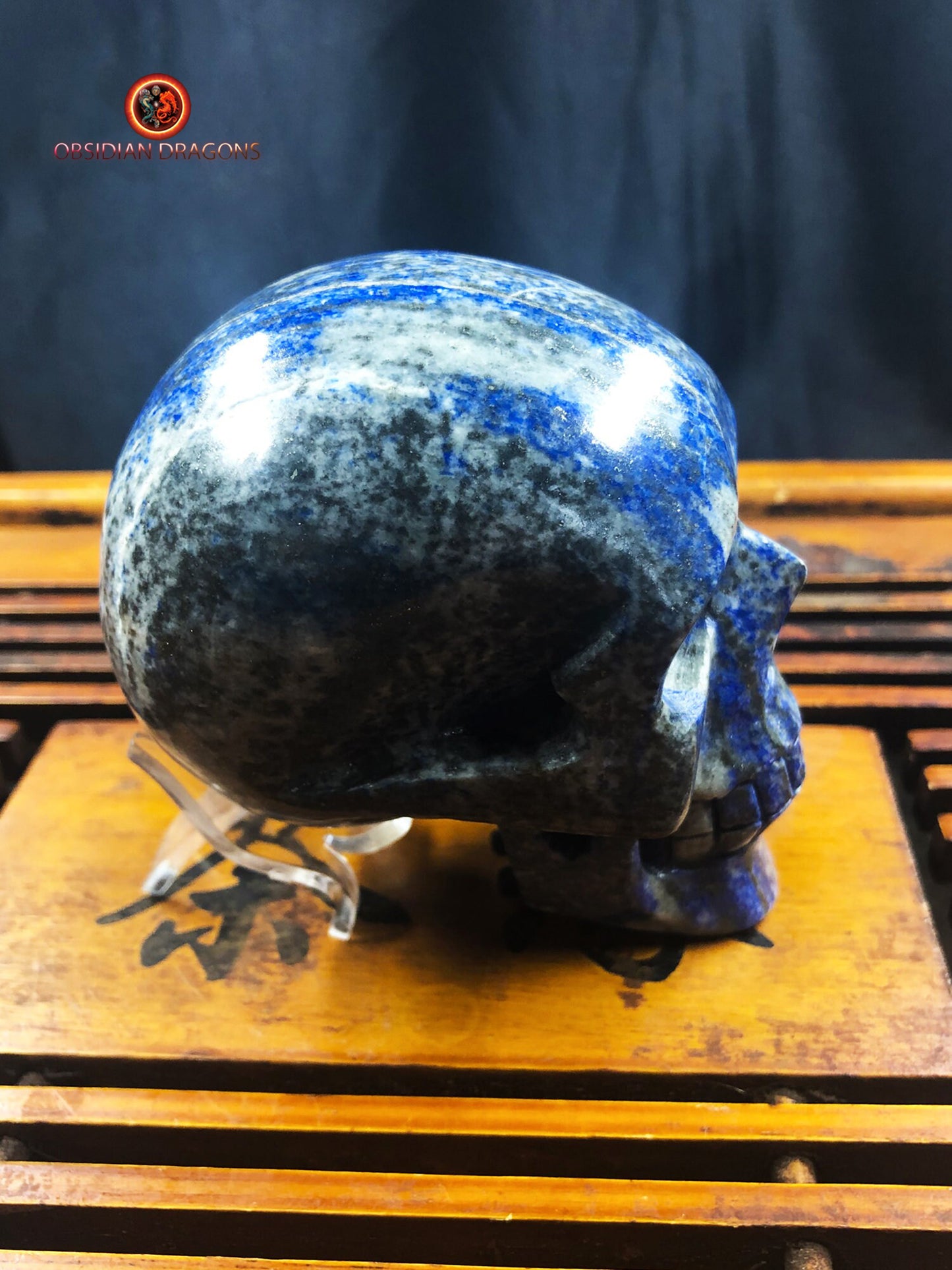 Crâne de cristal- Lapis lazuli