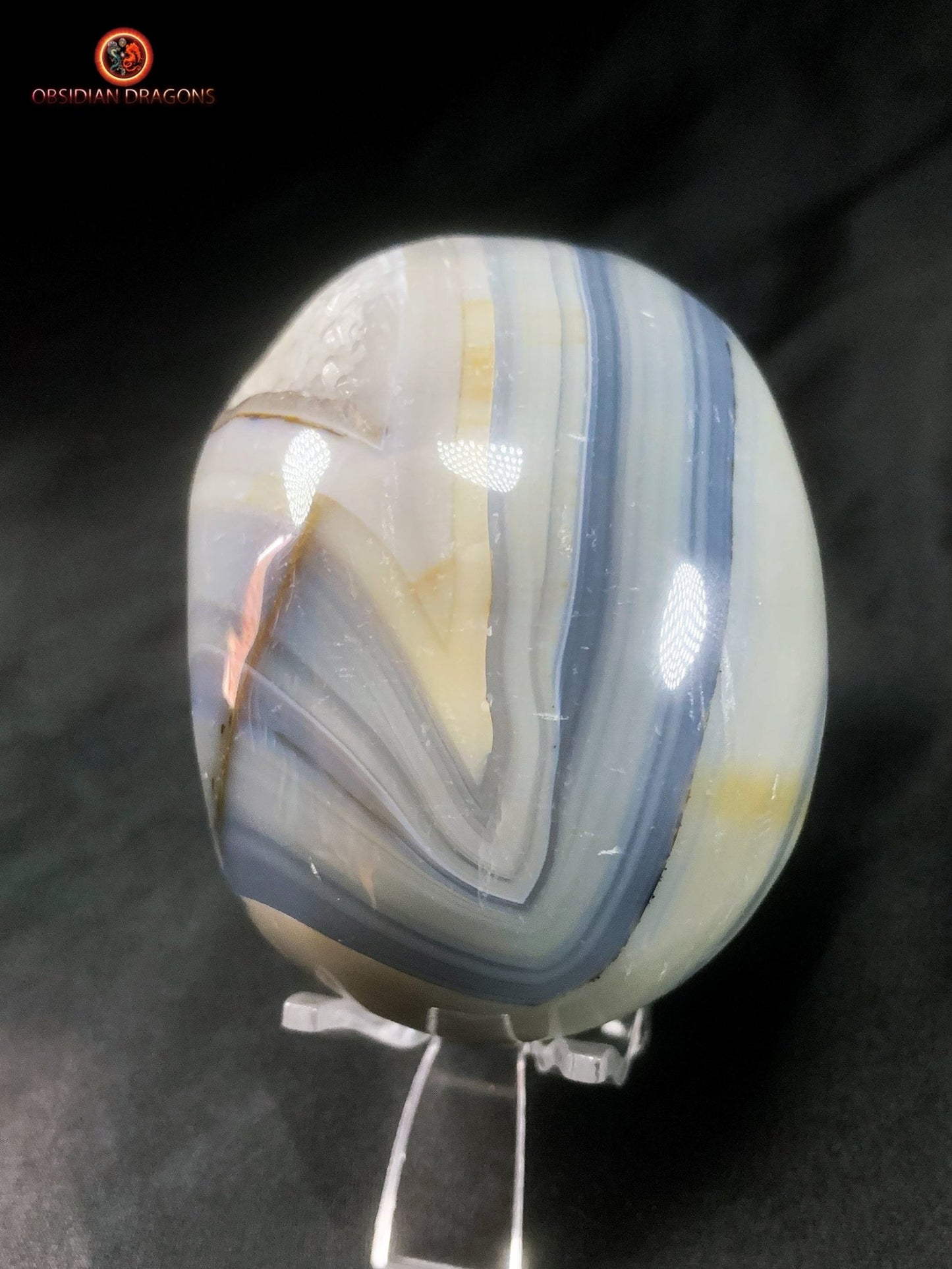 Authentique crâne de cristal - géode de quartz | obsidian dragons