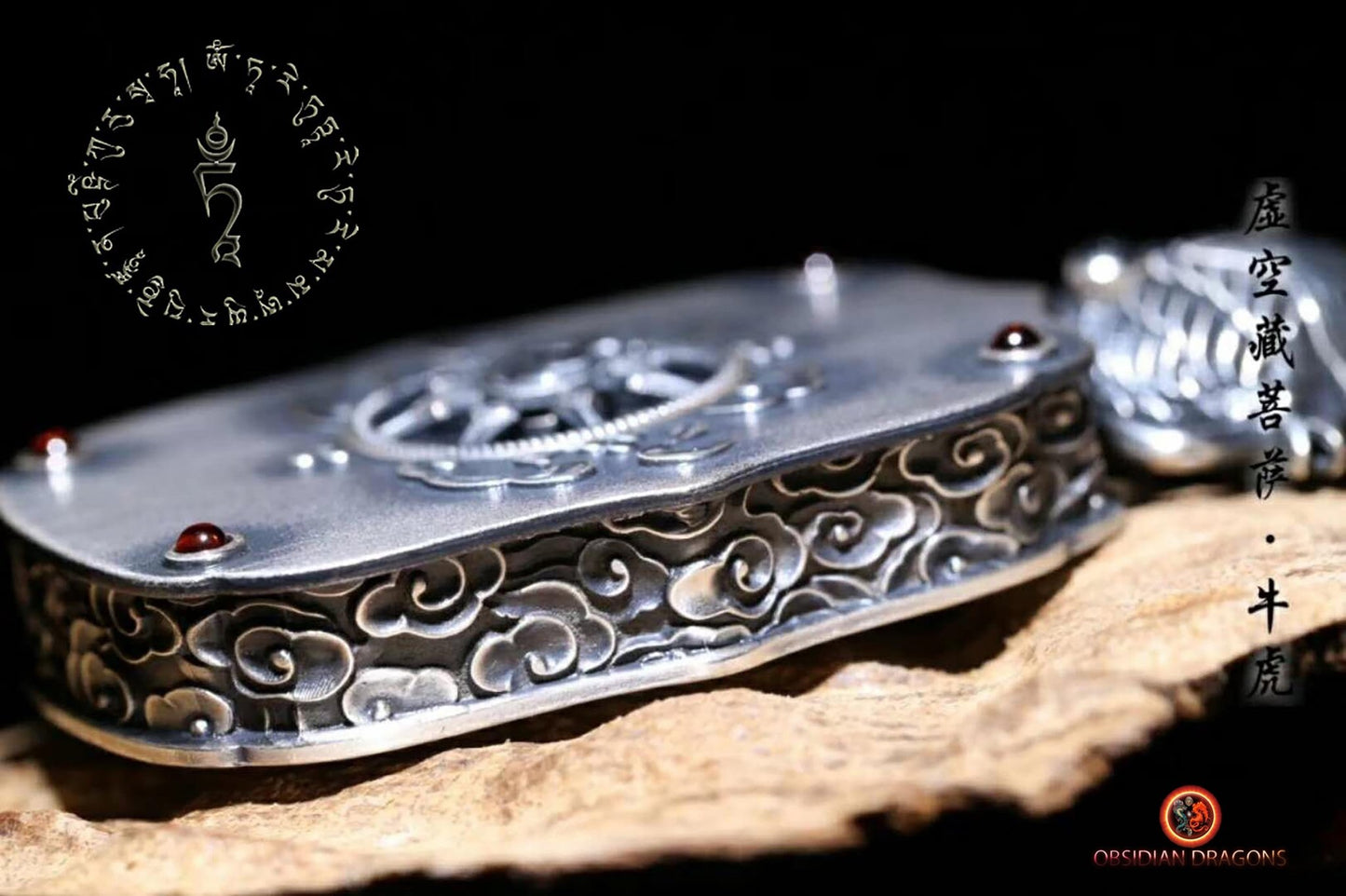 Pendentif Bouddha- Ghau- Jambhala | obsidian dragons