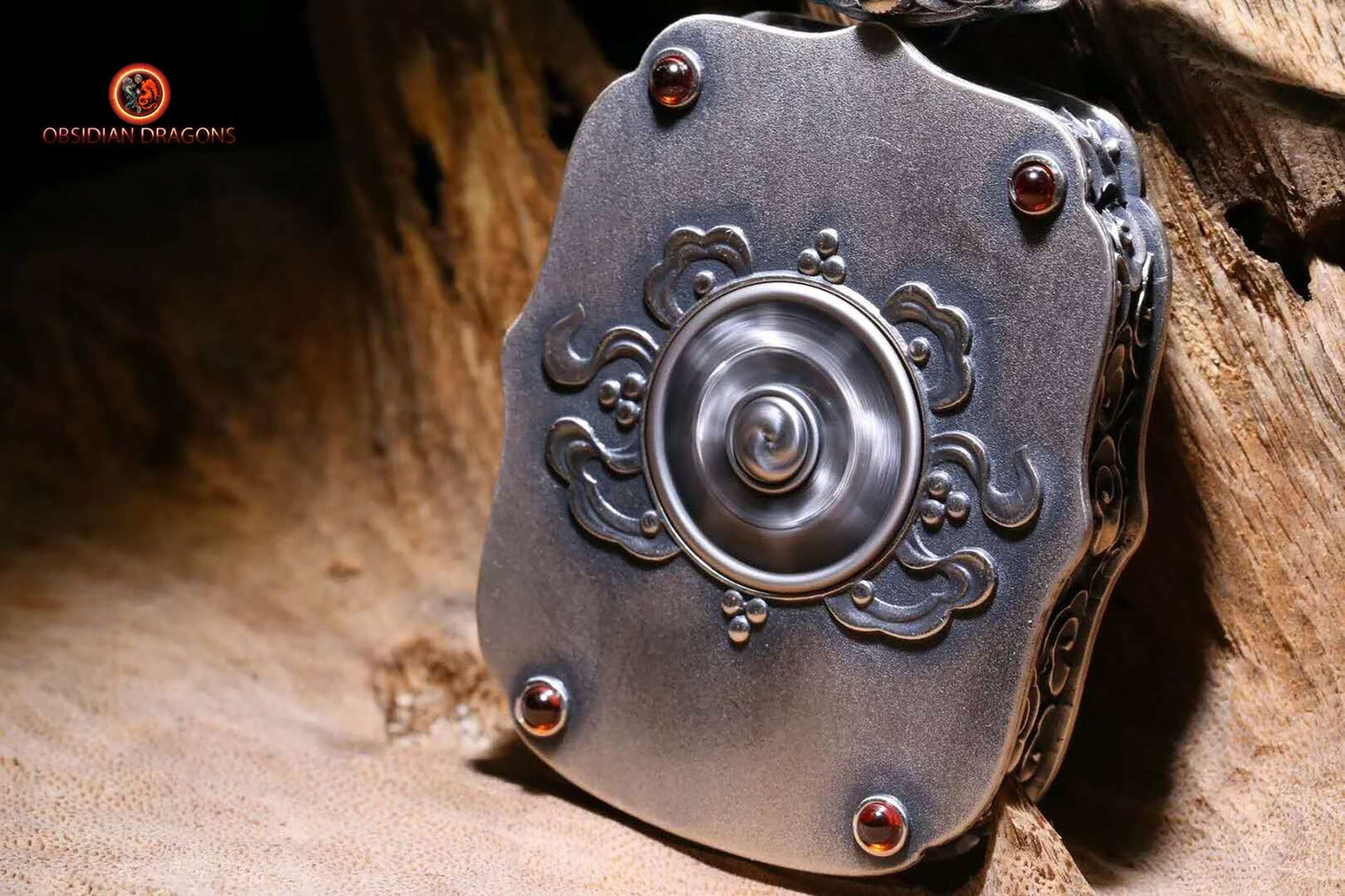 Pendentif Bouddha- Ghau- Bodhisattva Samantabhadra | obsidian dragons