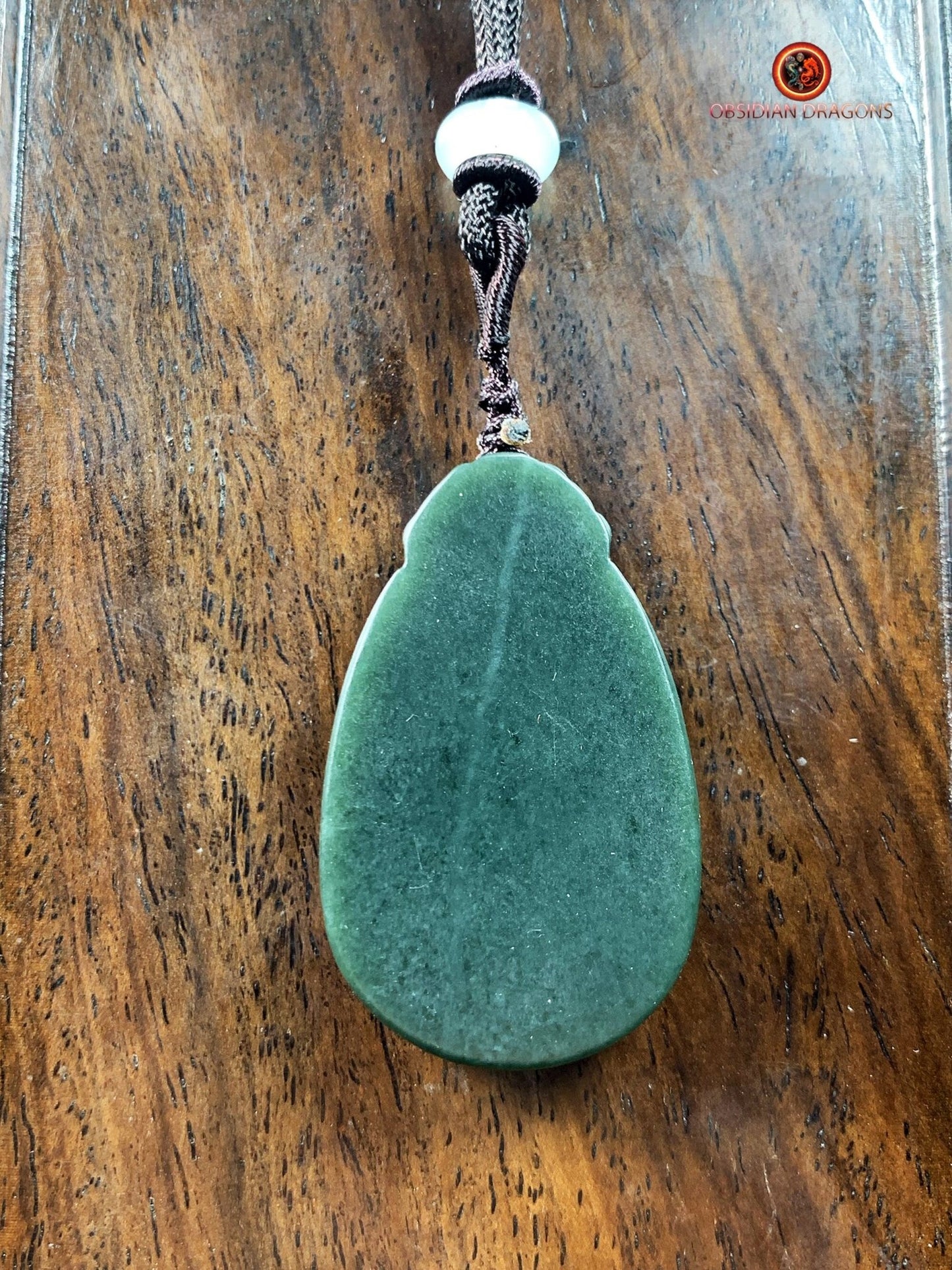 Pendentif bouddha en jade- Bouddha Amitabha | obsidian dragons