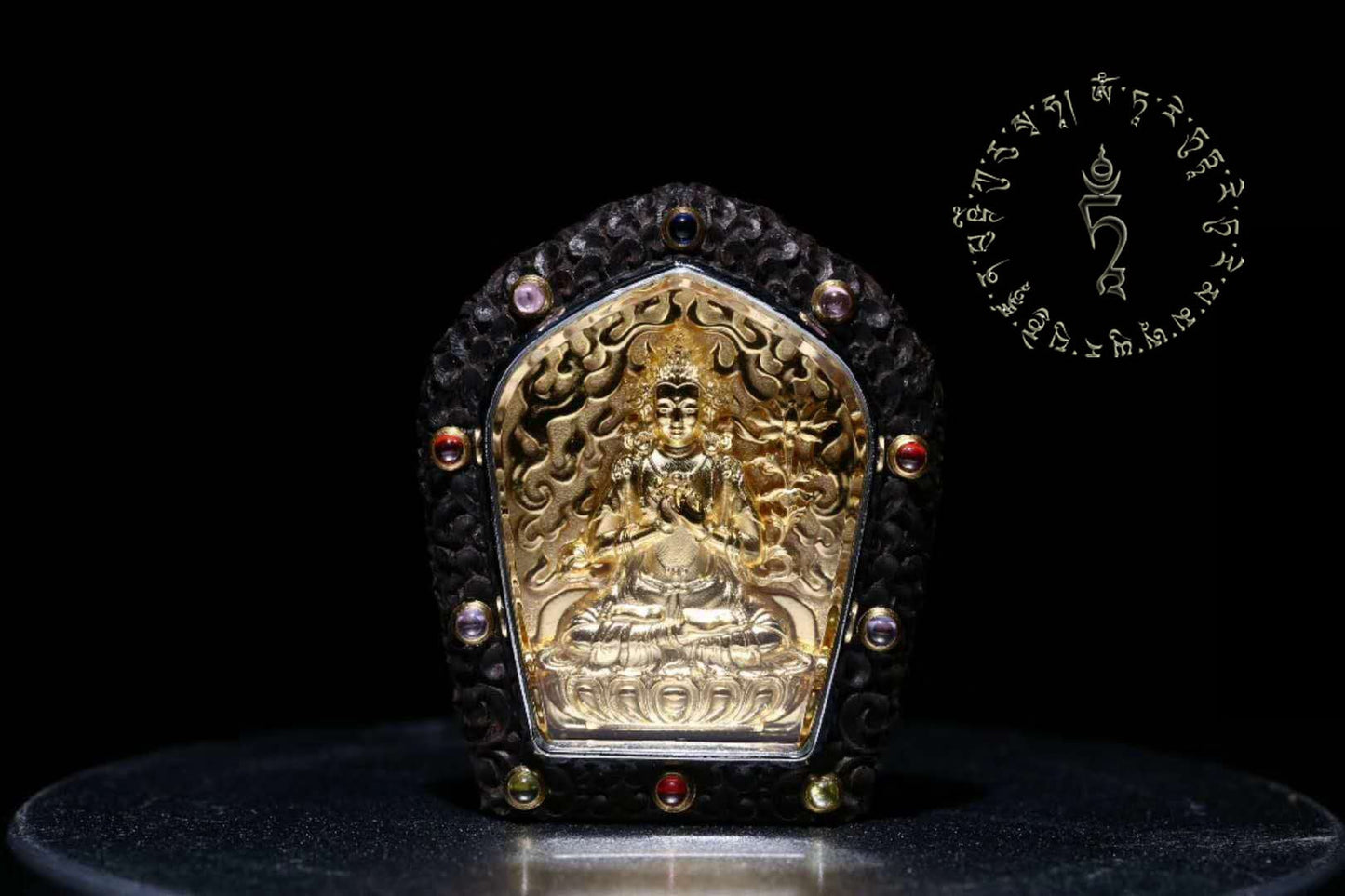 Ghau- Pendentif Bouddha- Samantabhadra