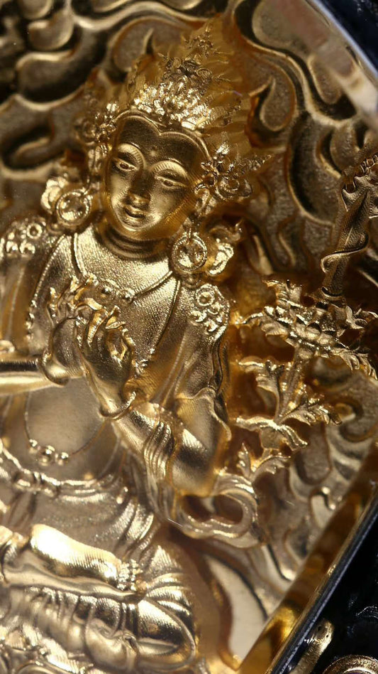 Ghau- Pendentif Bouddha- Akashagarbha