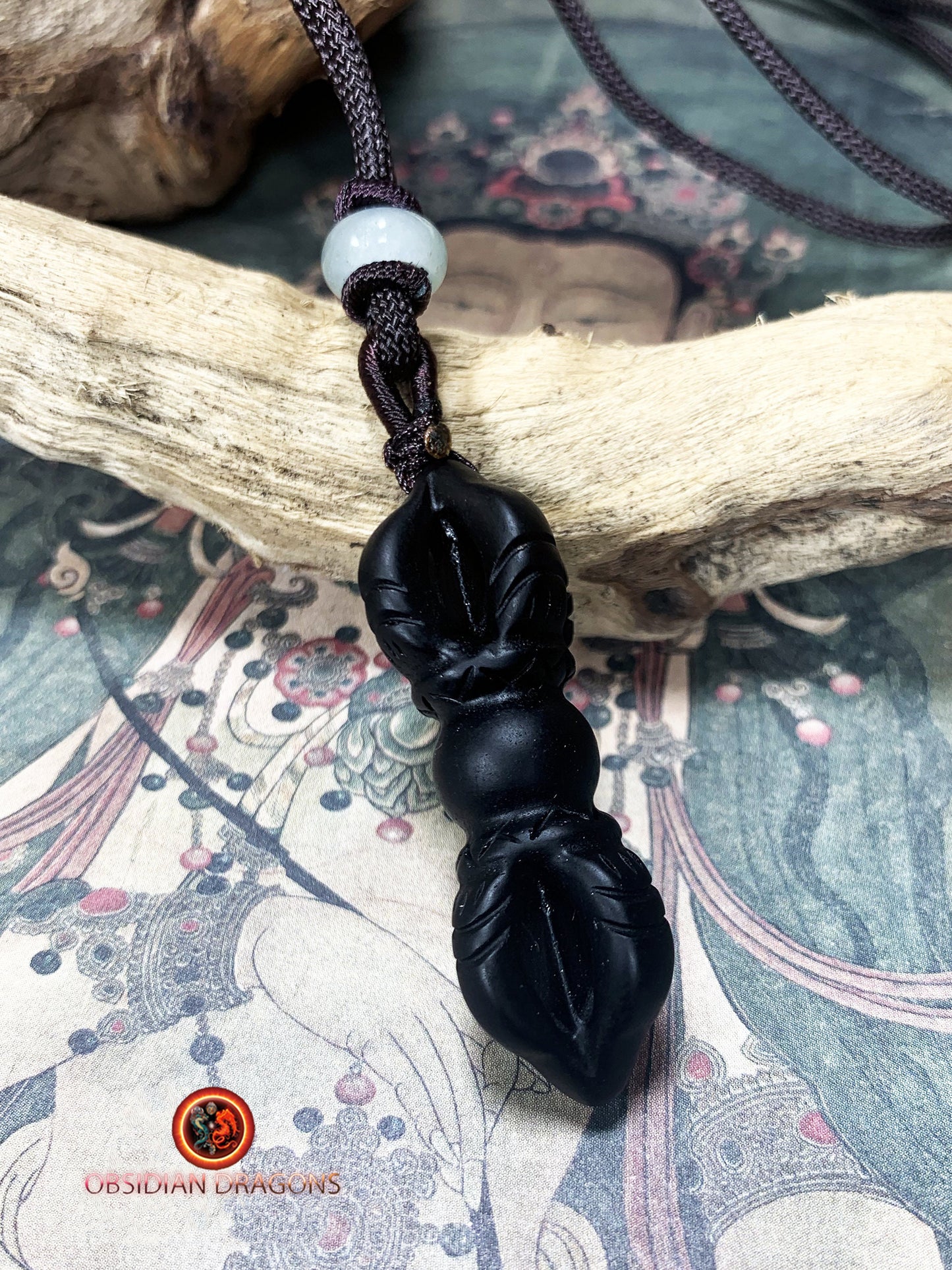 Pendentif dorje en onyx